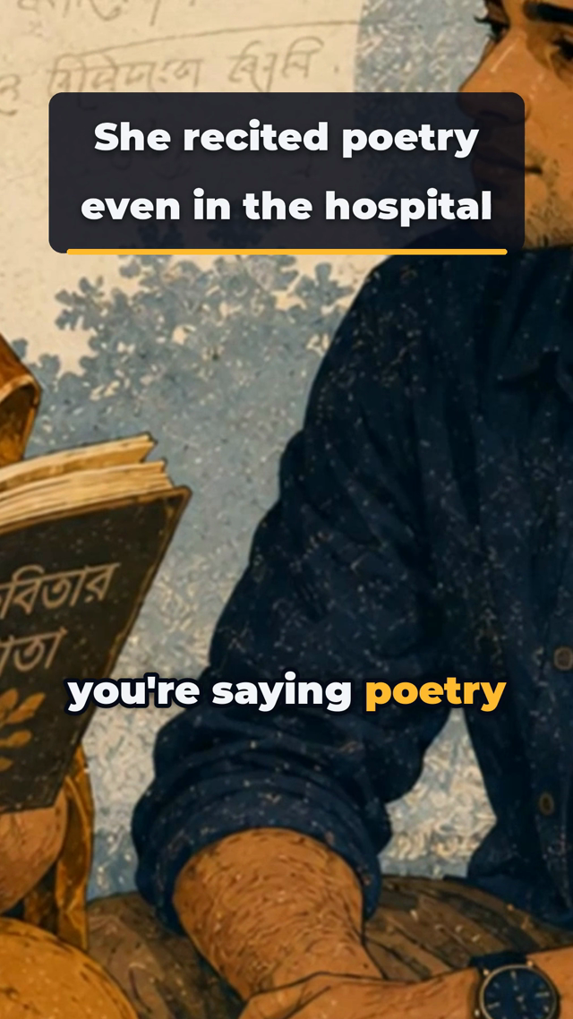 Interview frame with a highlighted caption